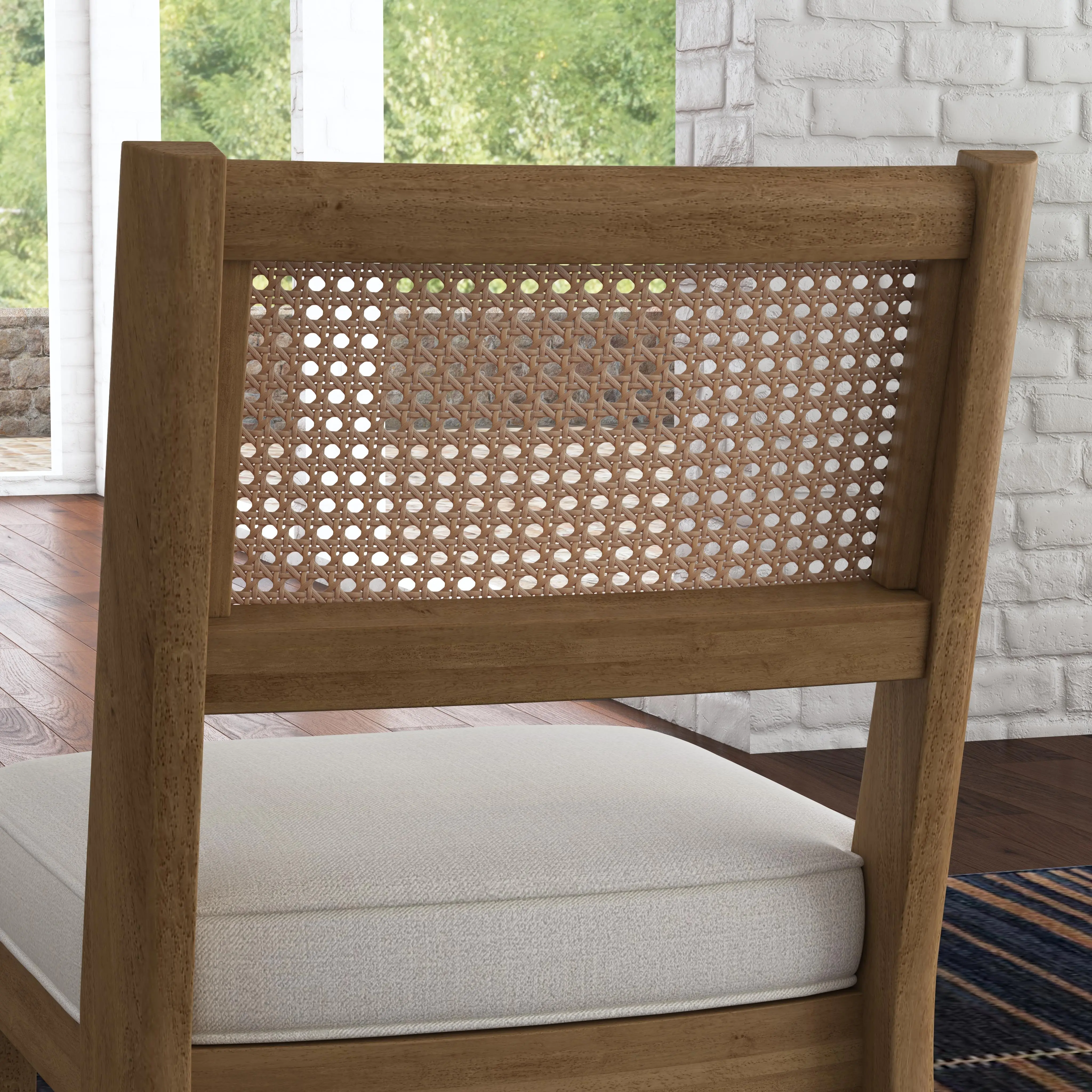 5580-325 Brentwood Light Oak Round Table and 4 Chairs-3