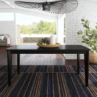 5581-31 Brentwood Black Rectangle Dining Table