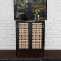 5581-97 Brentwood Black Bar Cabinet