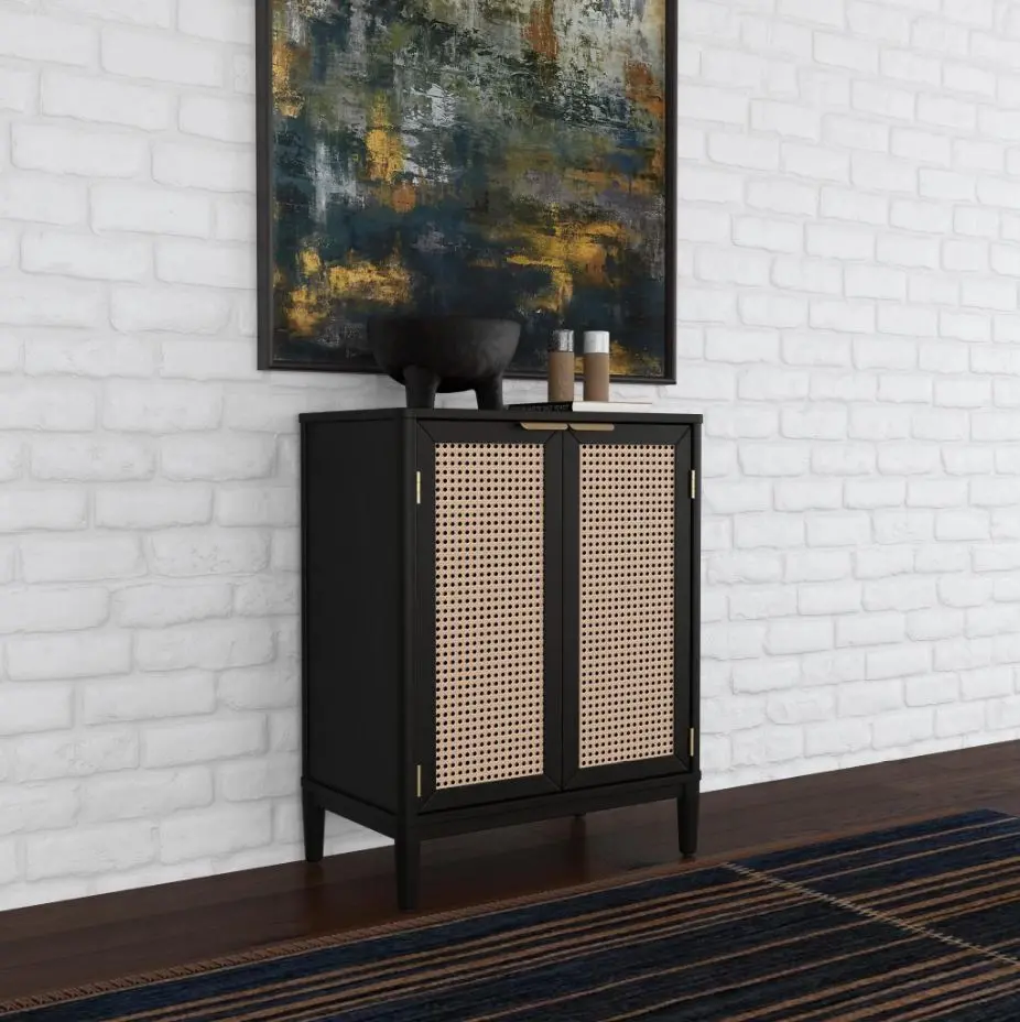 5581-97 Brentwood Black Bar Cabinet-3