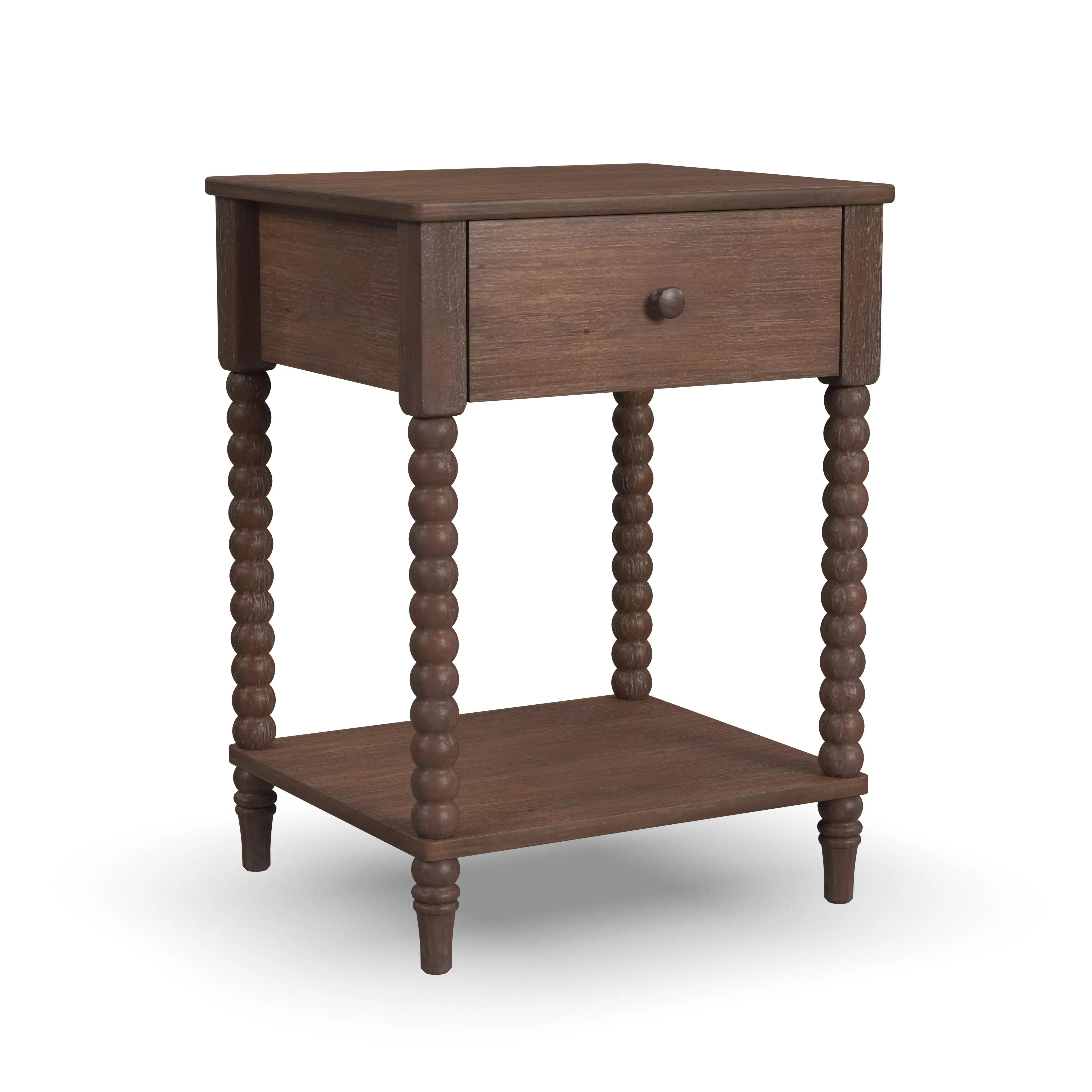 5900-42 Spindle Brown Nightstand-5