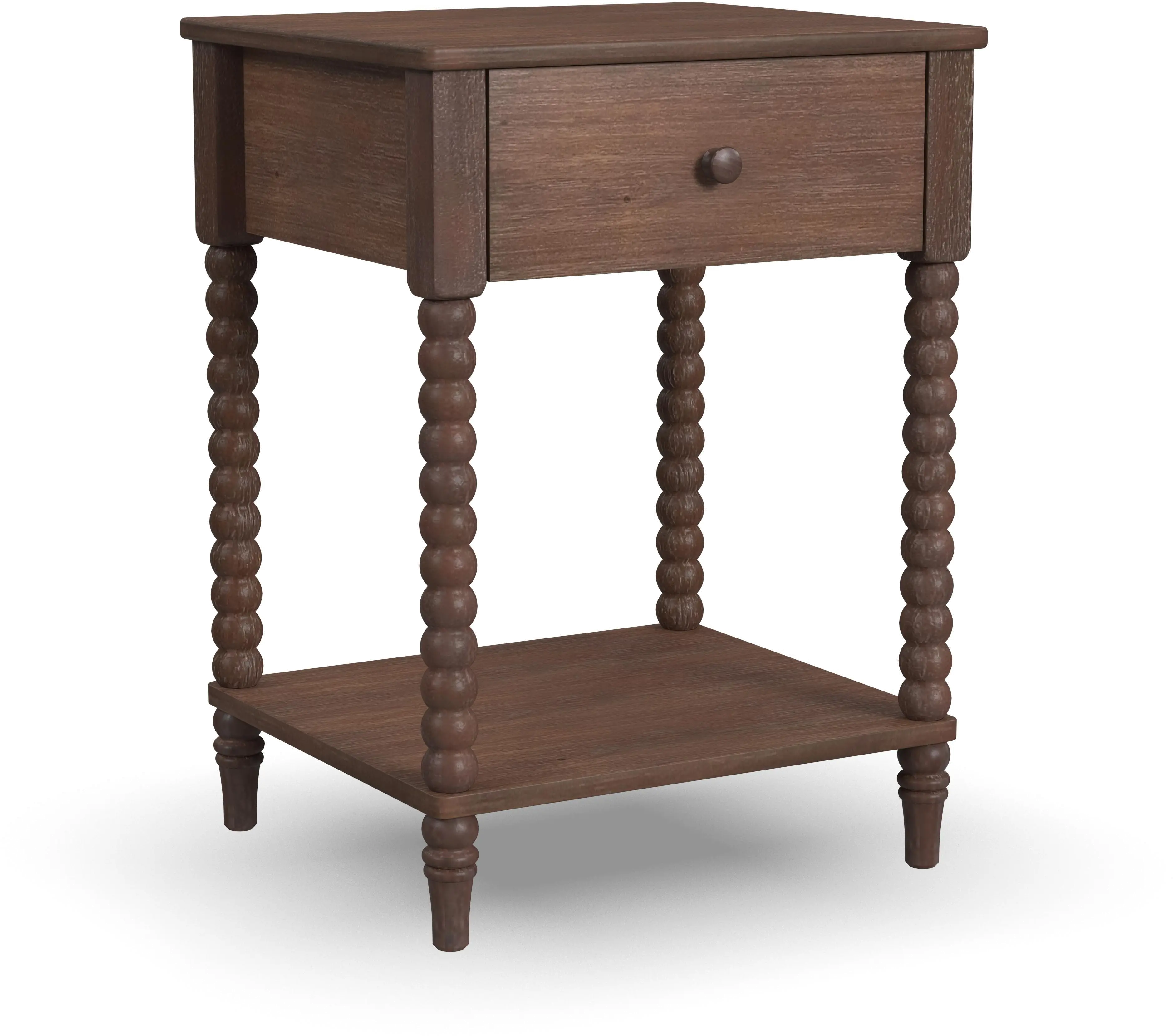 5900-42 Spindle Brown Nightstand-6
