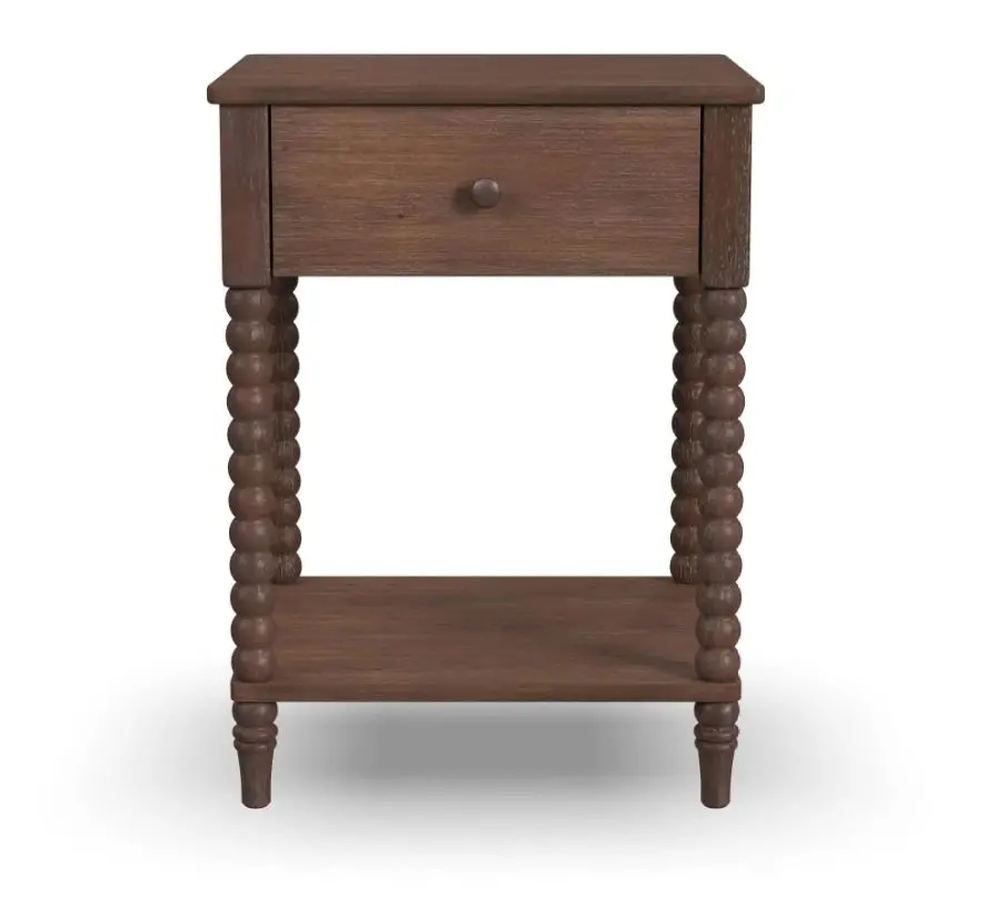 5900-6042 Spindle King Mahogany Bed and Nightstands-8