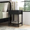 5901-42 Spindle Black Nightstand