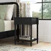 5901-42 Spindle Black Nightstand