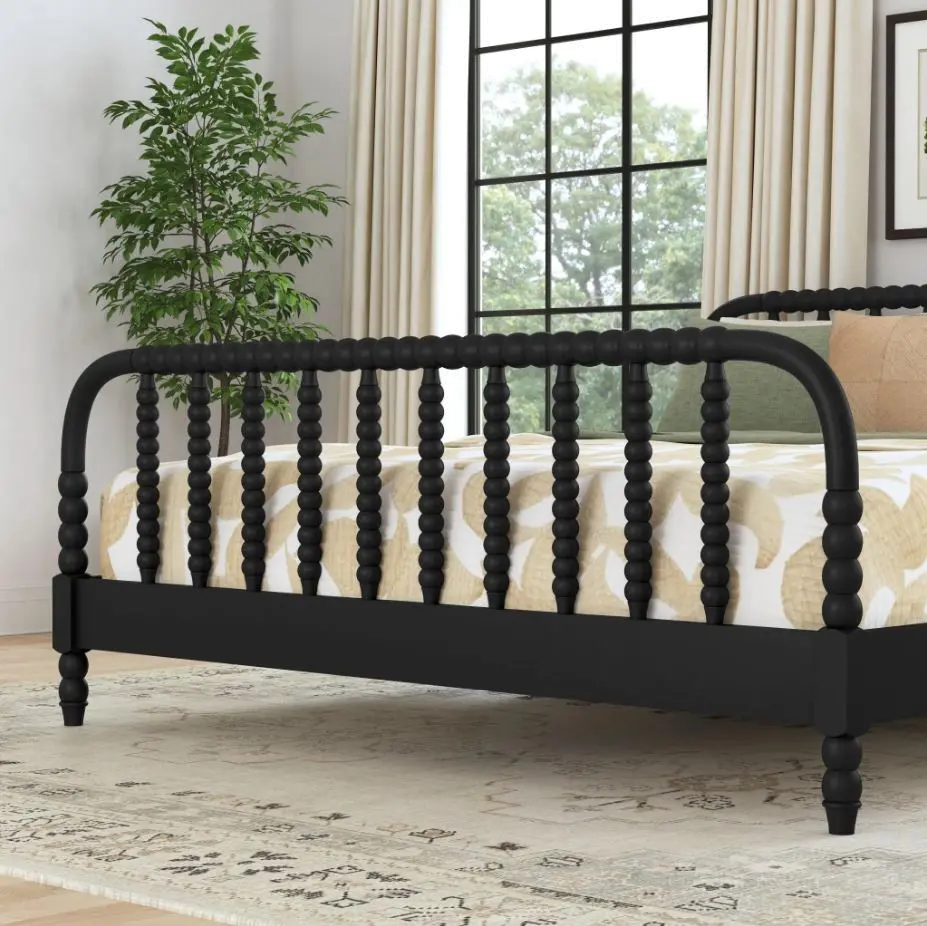 5901-600 Spindle King Black Bed-5