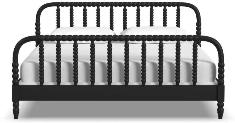 5901-600 Spindle King Black Bed-1