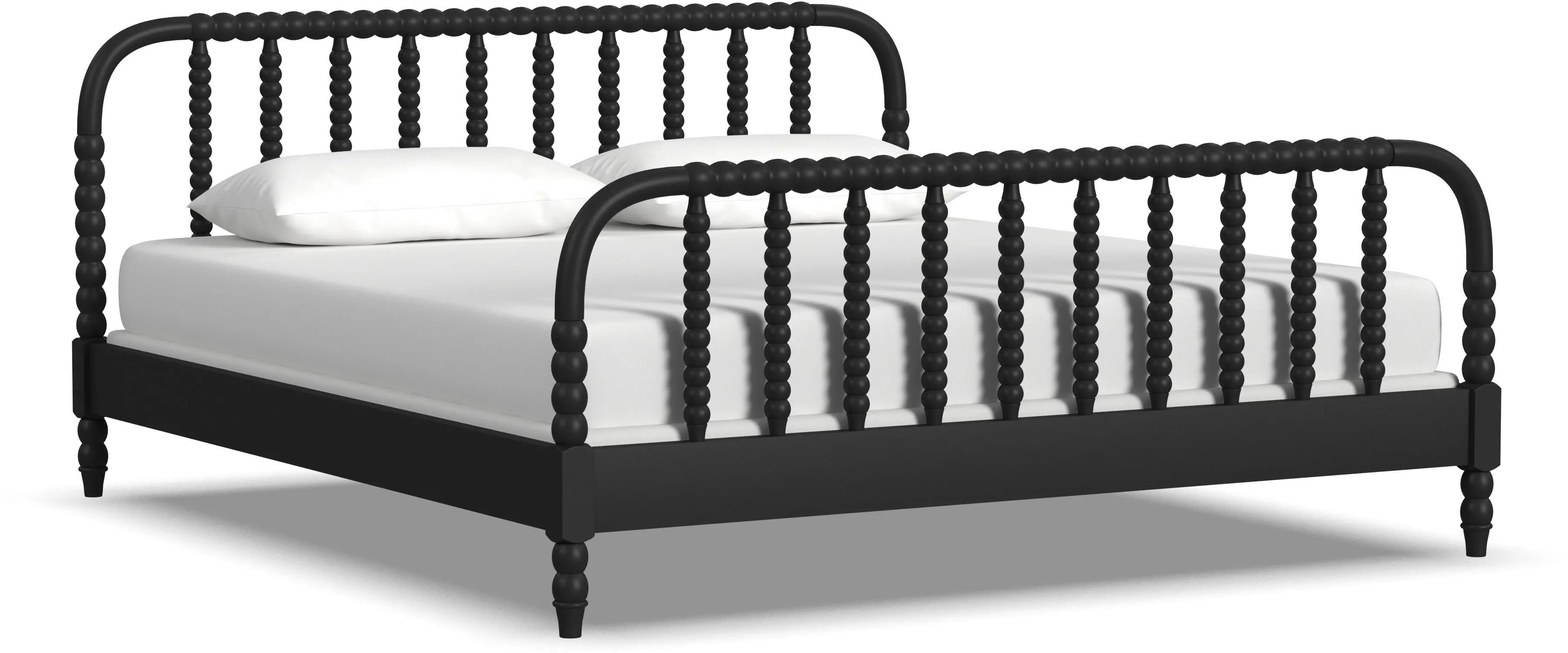 5901-600 Spindle King Black Bed-6