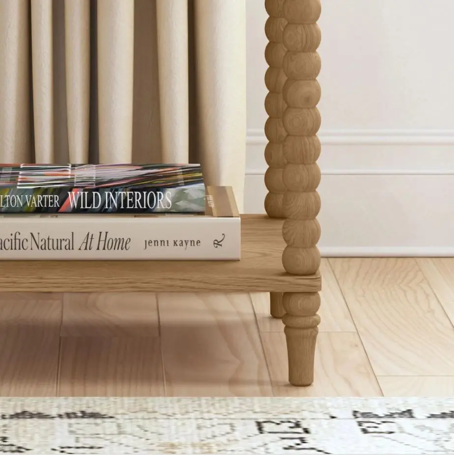 5902-42 Spindle Light Oak Nightstand-4