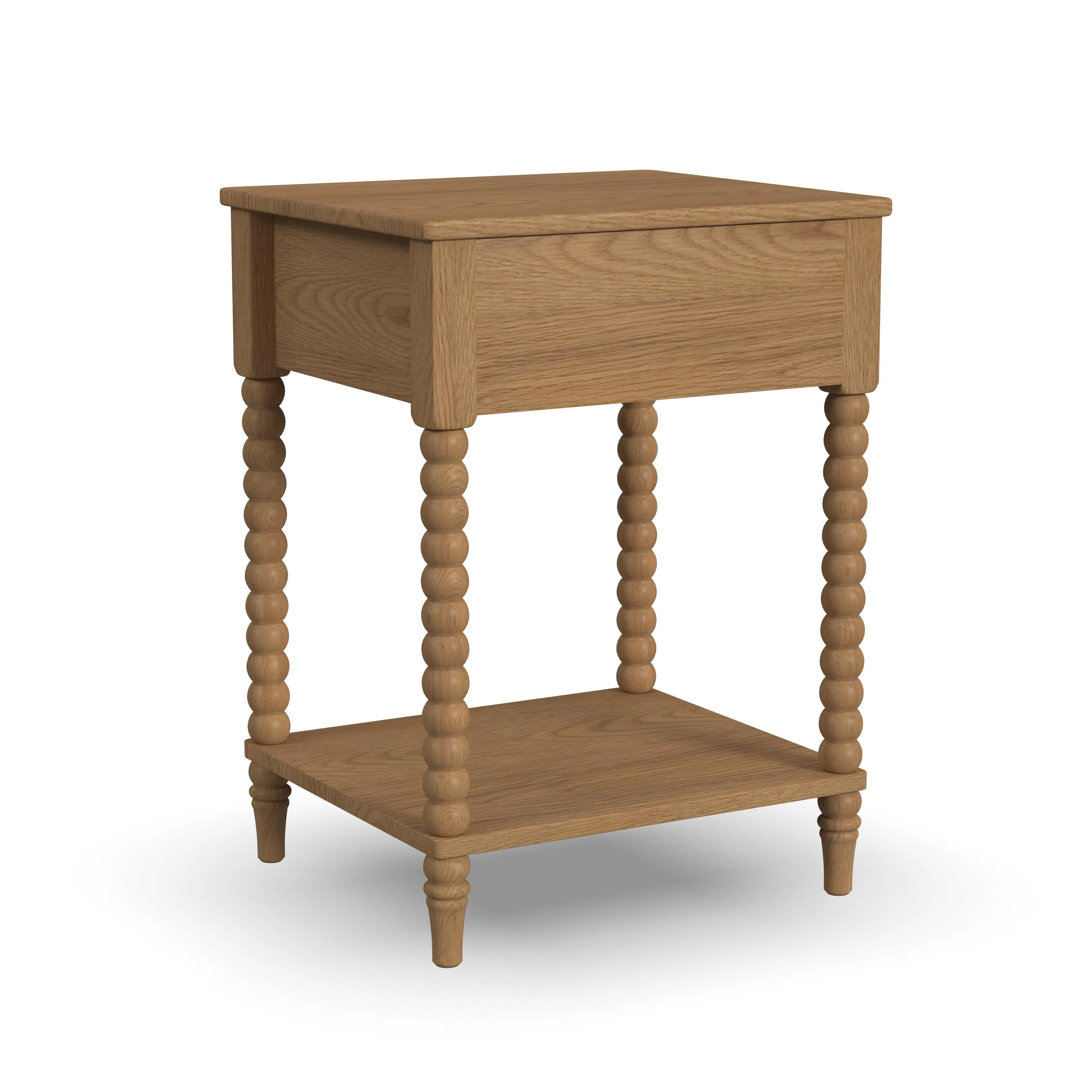 5902-42 Spindle Light Oak Nightstand-7