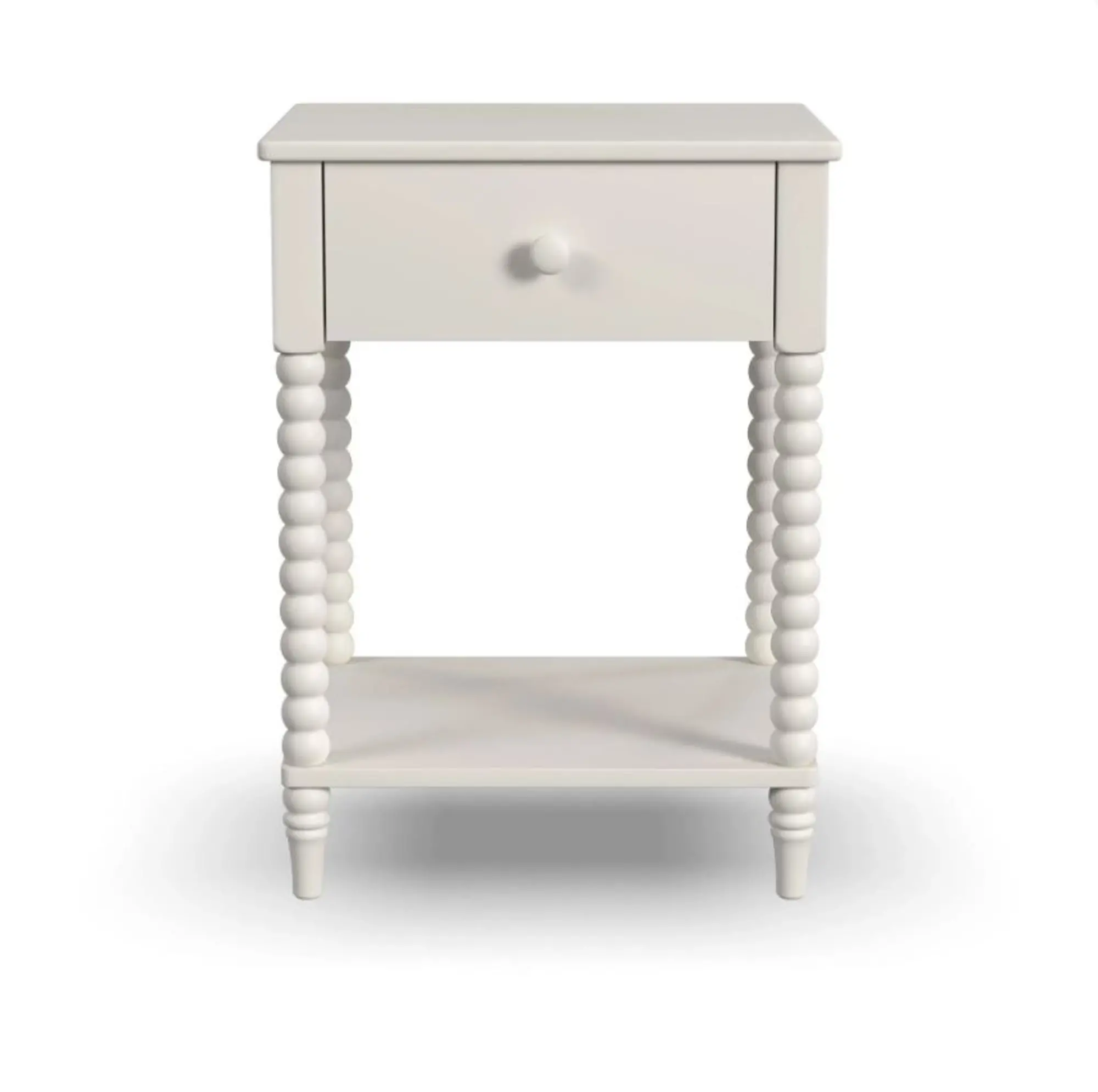Spindle White Nightstand | RC Willey