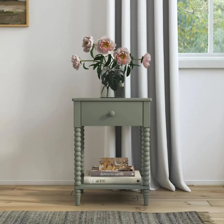 5904-42 Spindle Sage Nightstand-3