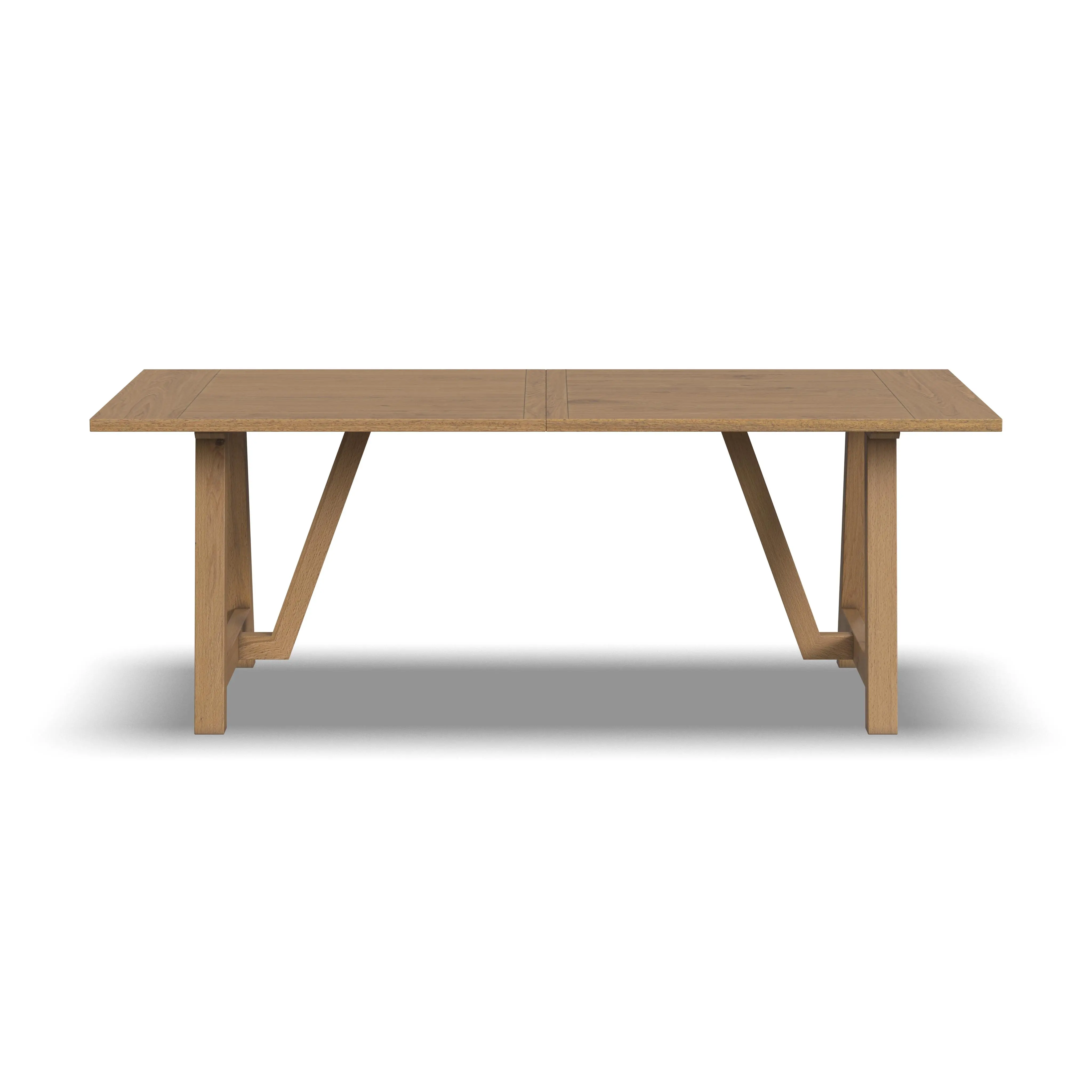 5920-31 Trestle Natural Oak Dining Table-4
