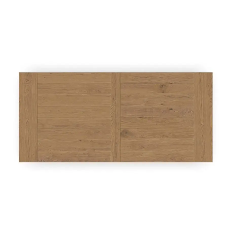 5920-31 Trestle Natural Oak Dining Table-6