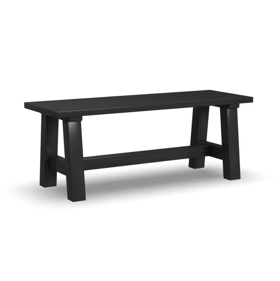 5921-29 Trestle Black Dining Bench-1