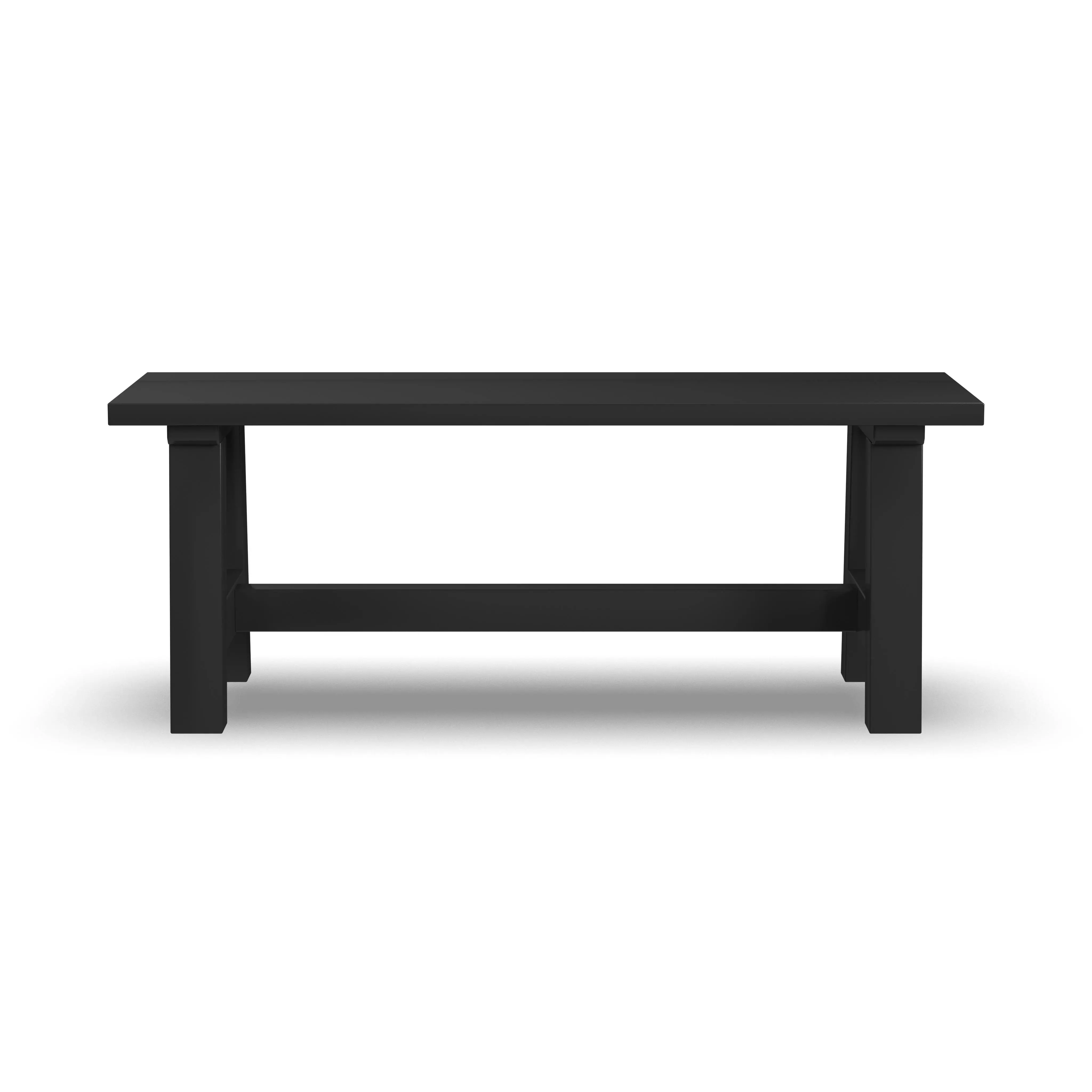 5921-29 Trestle Black Dining Bench-4