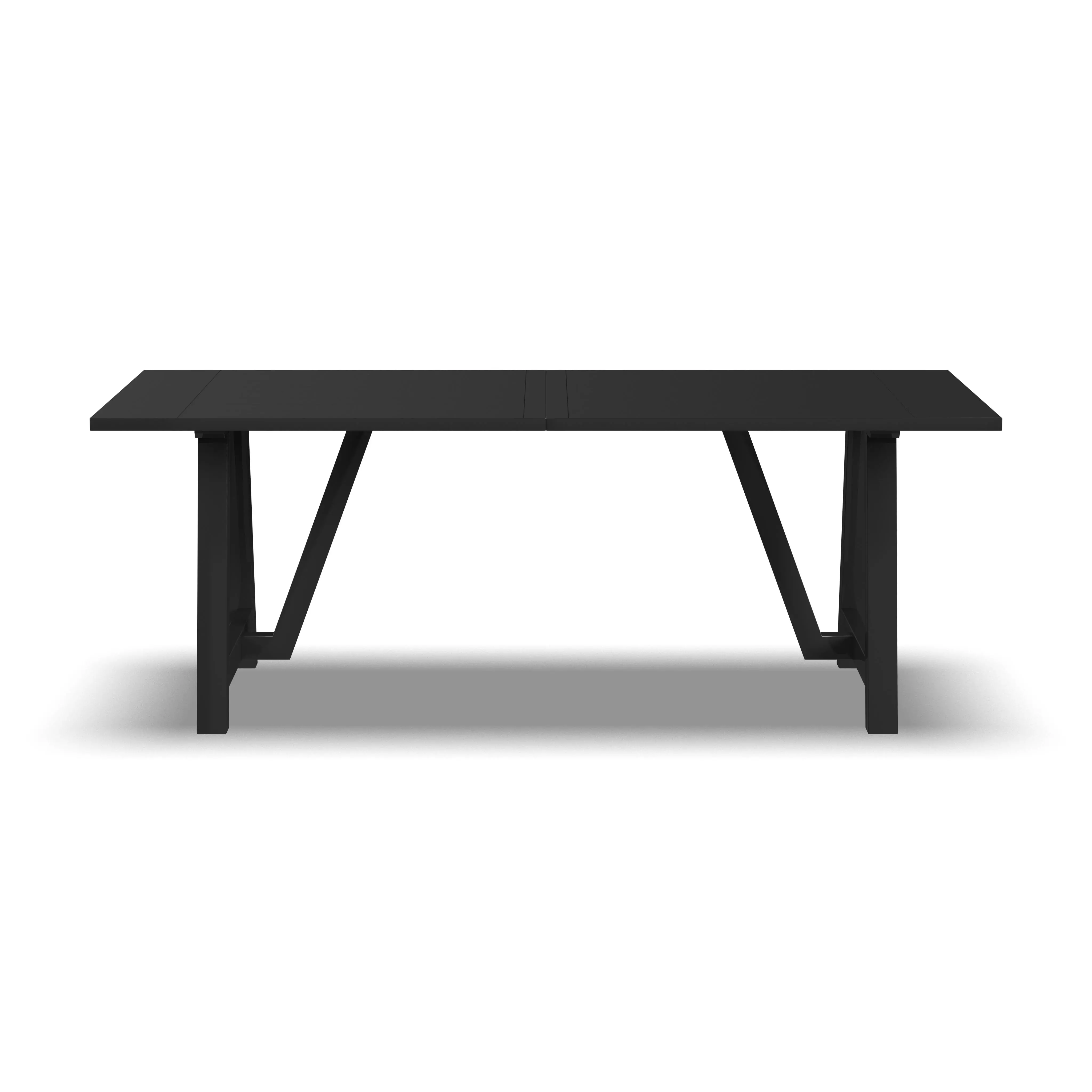 5921-31 Trestle Black Dining Table-4