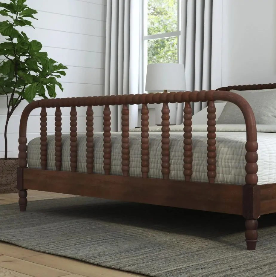 5900-600 Spindle King Mahogany Bed-4