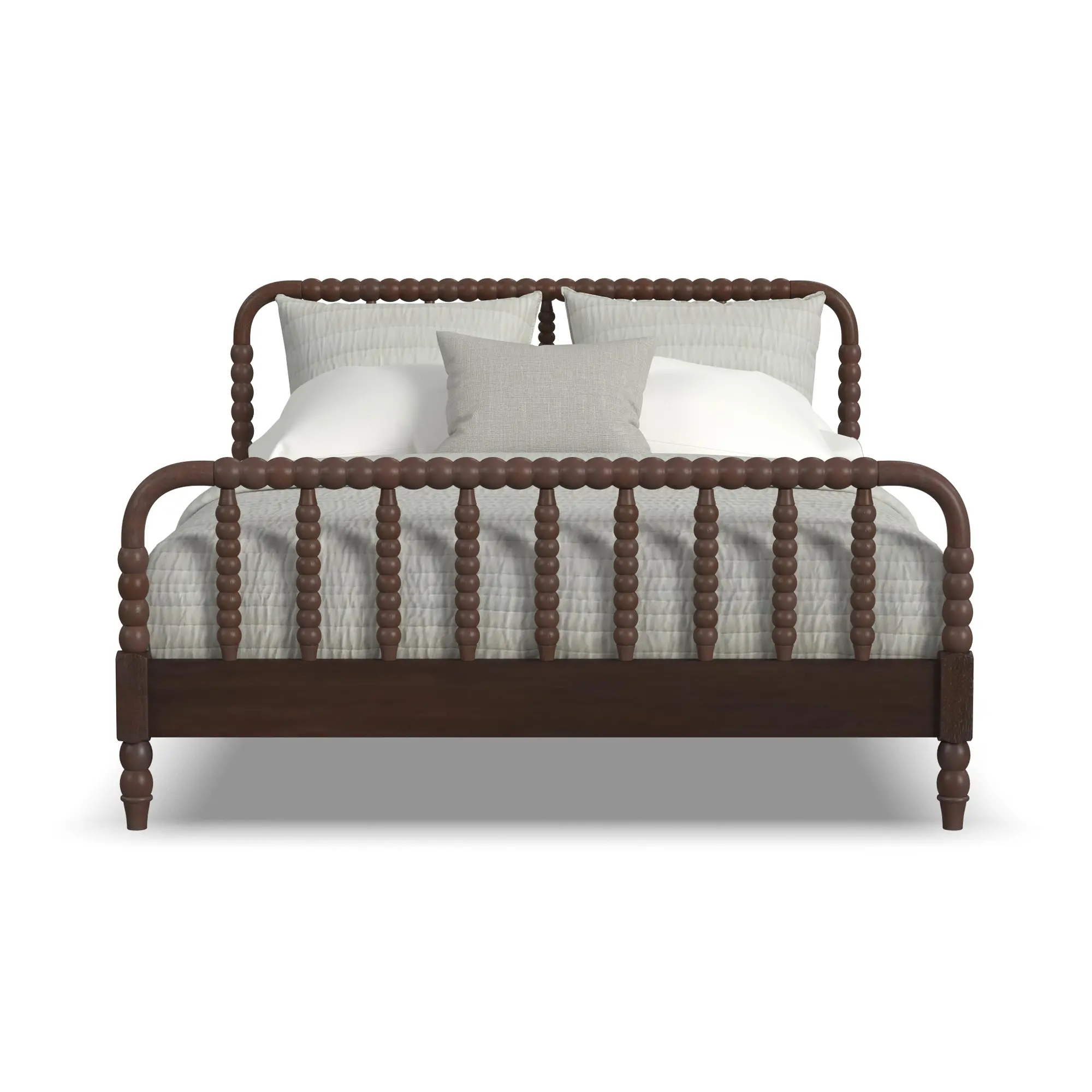Spindle Queen Mahogany Bed | RC Willey