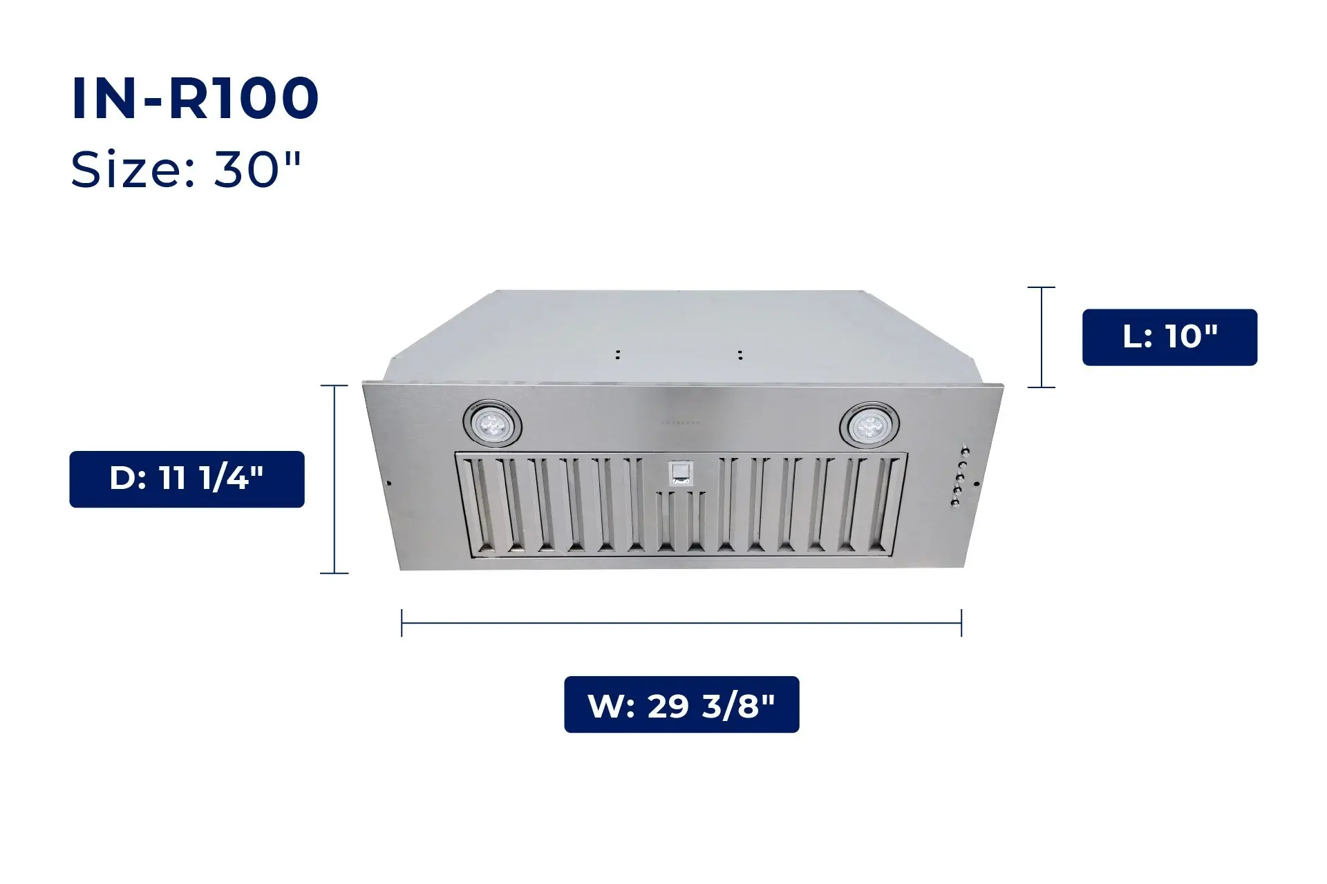 30  Insert Convertible Range Hood with Stainless Steel Filter-10