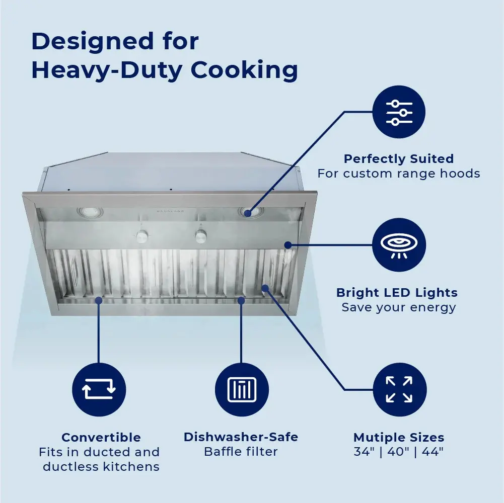 Hauslane | Pro-Style 36” Built-In Range Hood-5