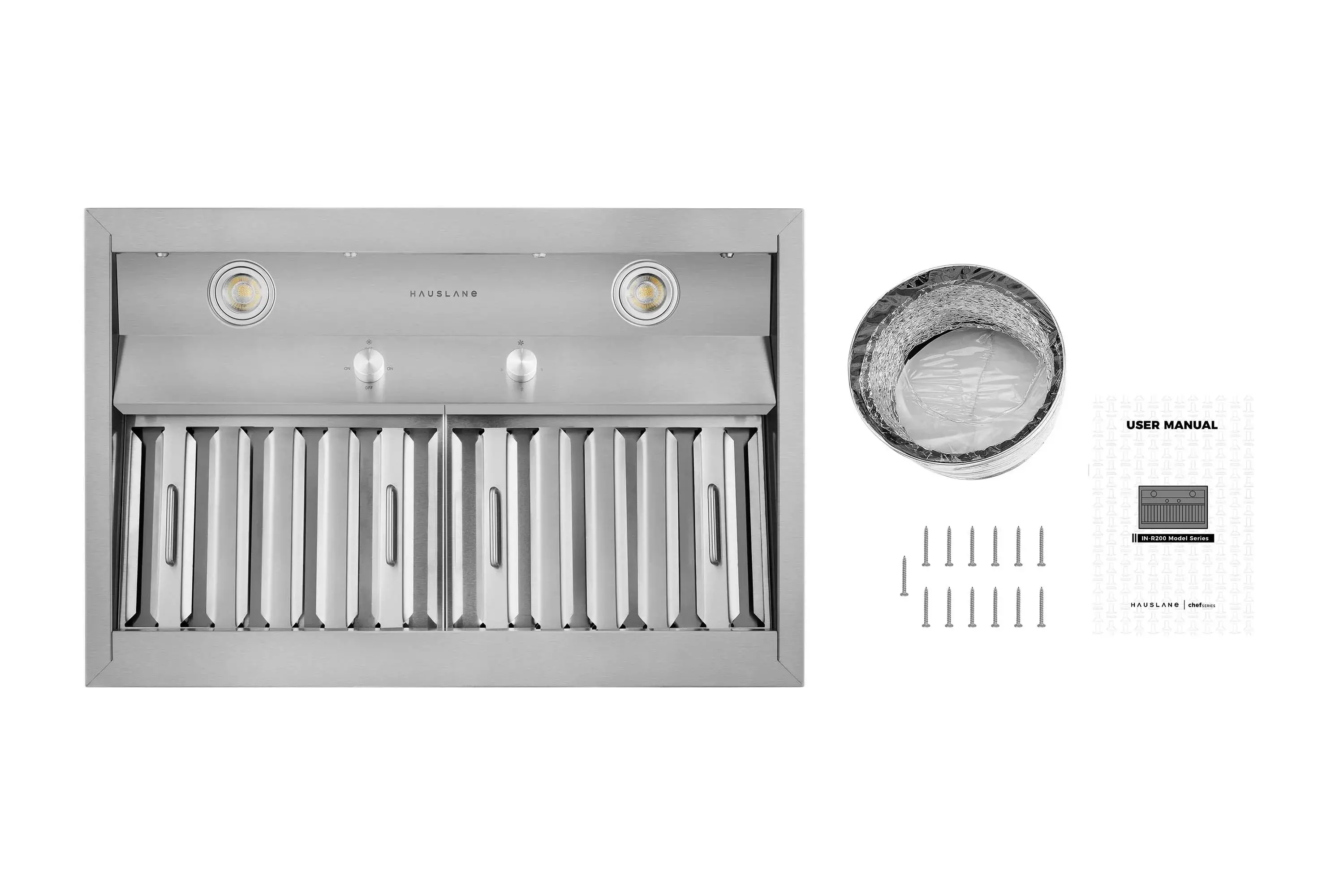 Hauslane | Pro-Style 36” Built-In Range Hood-9