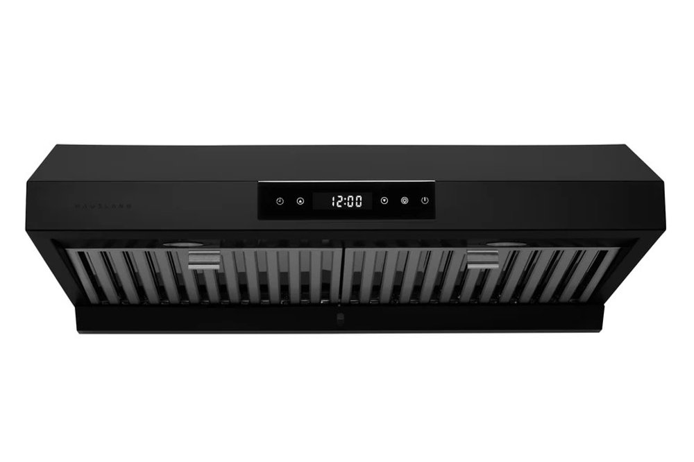 Hauslane | Chef 30" Undercabinet Matte Black Range Hood