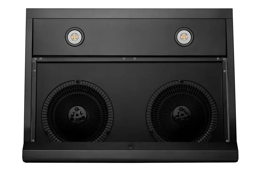 Hauslane | Chef 30  Undercabinet Black Stainless Steel Range Hood-5