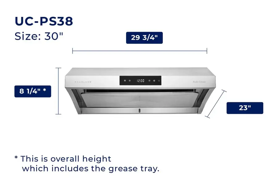 Hauslane | Chef 30  Ducted Stainless Steel Range Hood-9