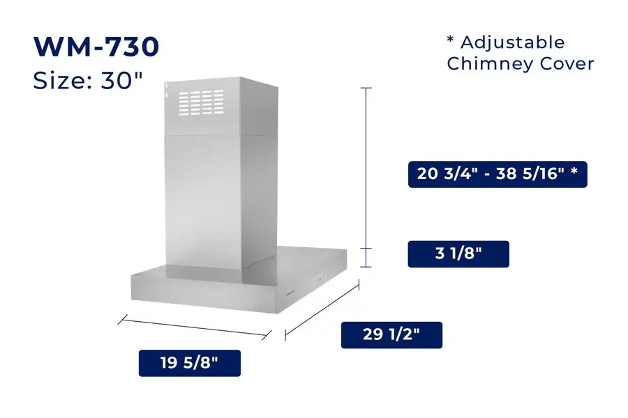 Hauslane | 30” Wall Mount Range Hood-9