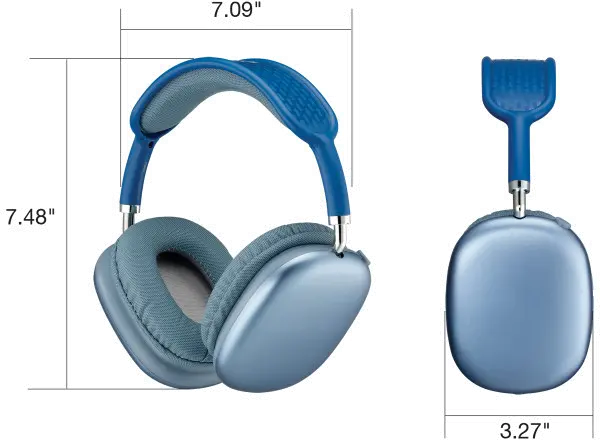 IAHG54LBU iLive Blue Wireless Over-Ear Headphones-3