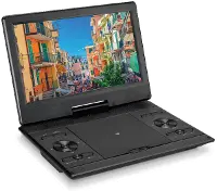 PDB1214BDLB GPX 12-inch Portable DVD Player with Bluetooth and Headphones