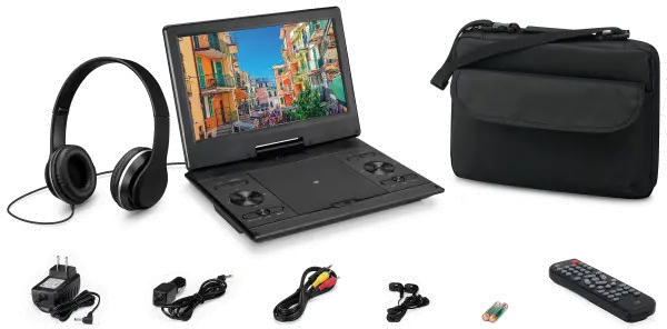 PDB1214BDLB GPX 12-inch Portable DVD Player with Bluetooth and Headphones-2