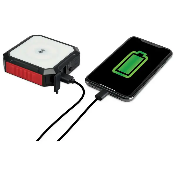 XPC10002R WeatherX Solar Power Bank and Light with Wireless Charger-8