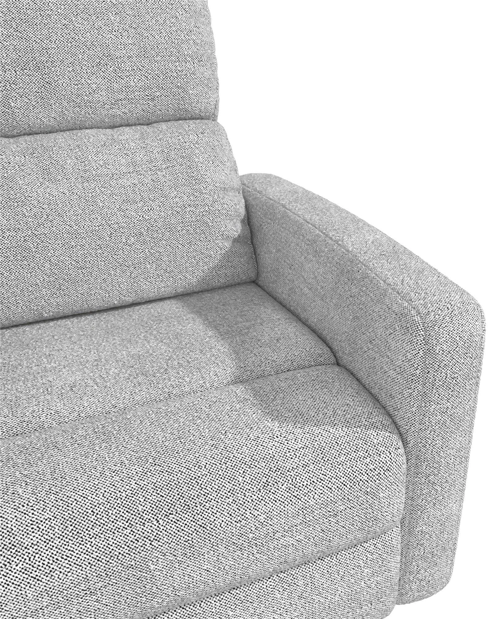 Lukas Gray Boucle Swivel Recliner-11