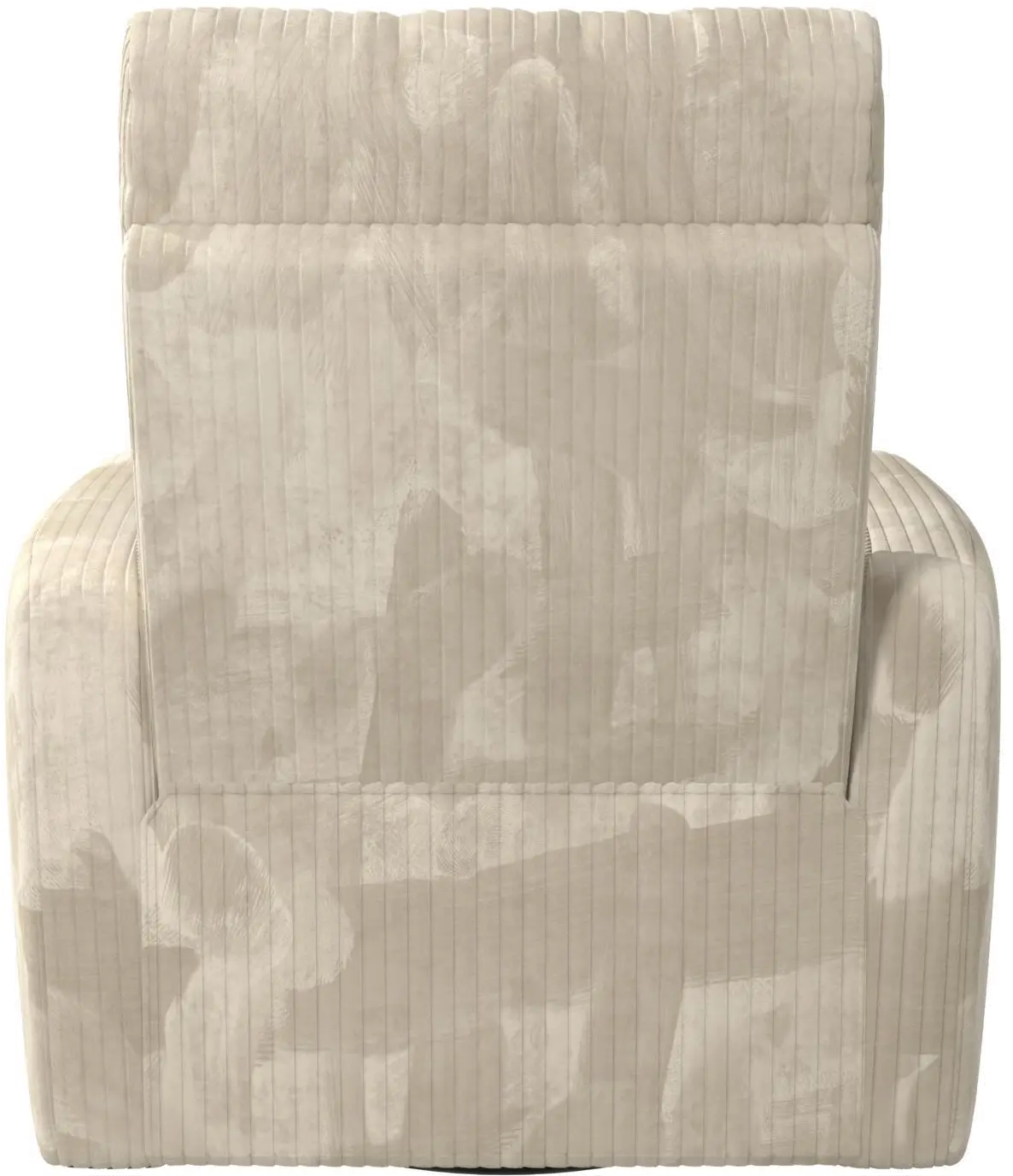 Lukas Cream Corduroy Swivel Recliner-9