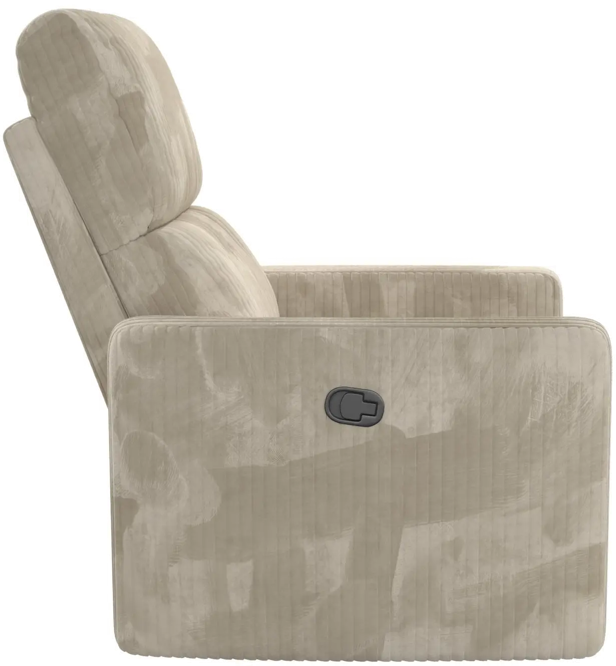 Lukas Cream Corduroy Swivel Recliner-5