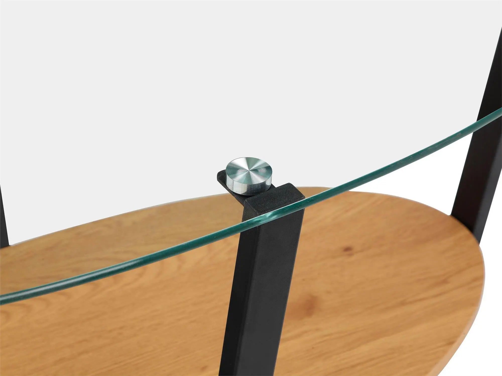 Nessa Oak and Glass Coffee Table-5