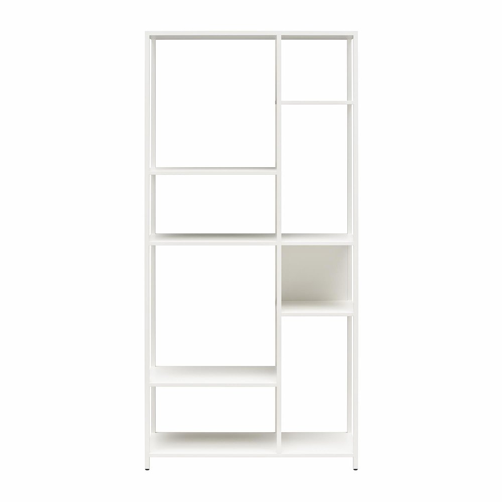 Mission District White Bookcase