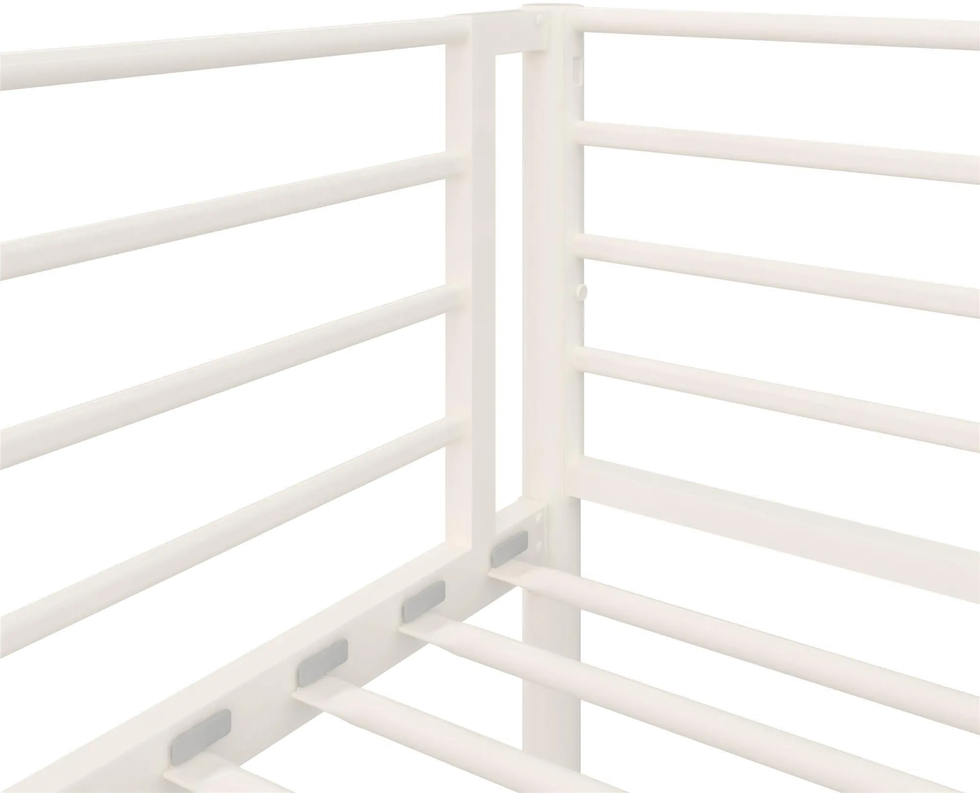 Daven Off White Metal Twin over Twin Bunk Bed-10