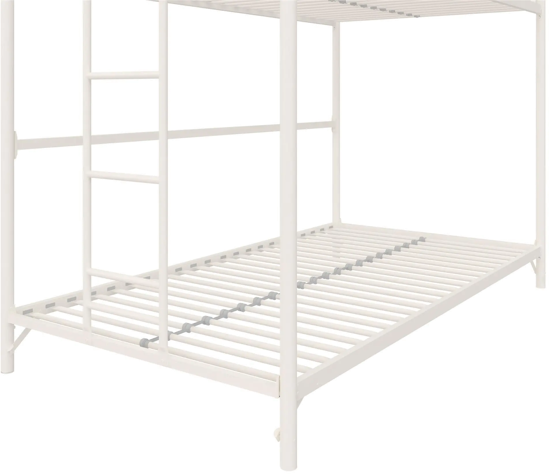 Daven Off White Metal Twin over Twin Bunk Bed-7