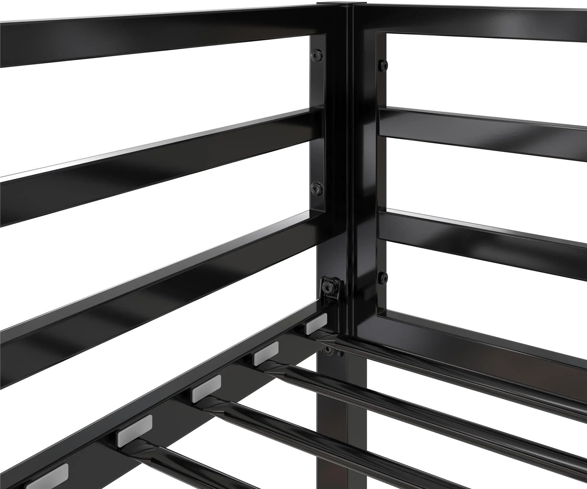 Coen Black Metal Twin over Full Bunk Bed-7