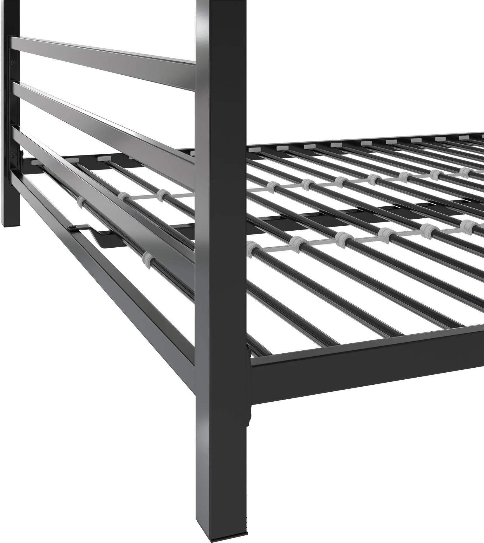 Coen Black Metal Twin over Full Bunk Bed-8