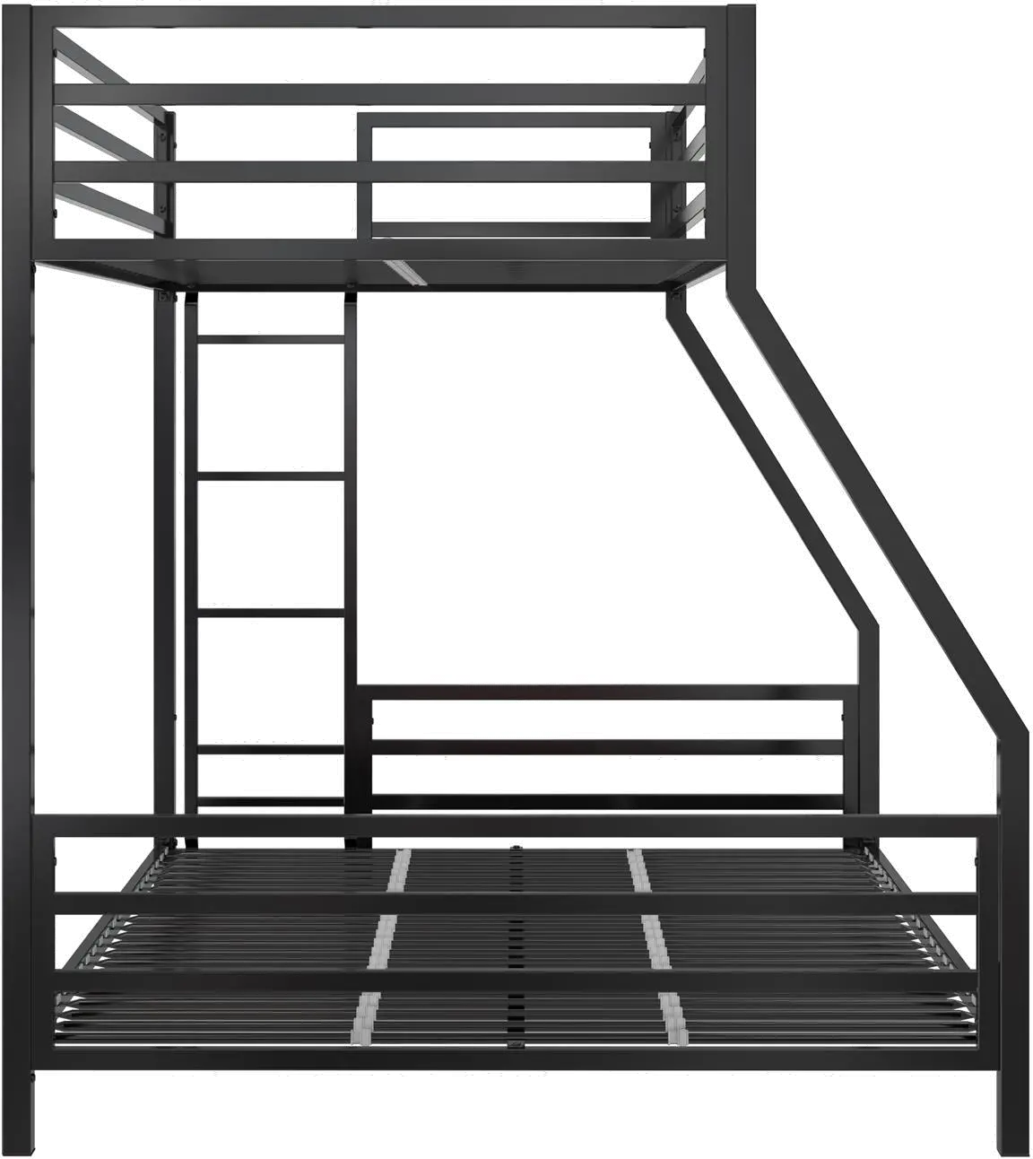 Coen Black Metal Twin over Full Bunk Bed-4