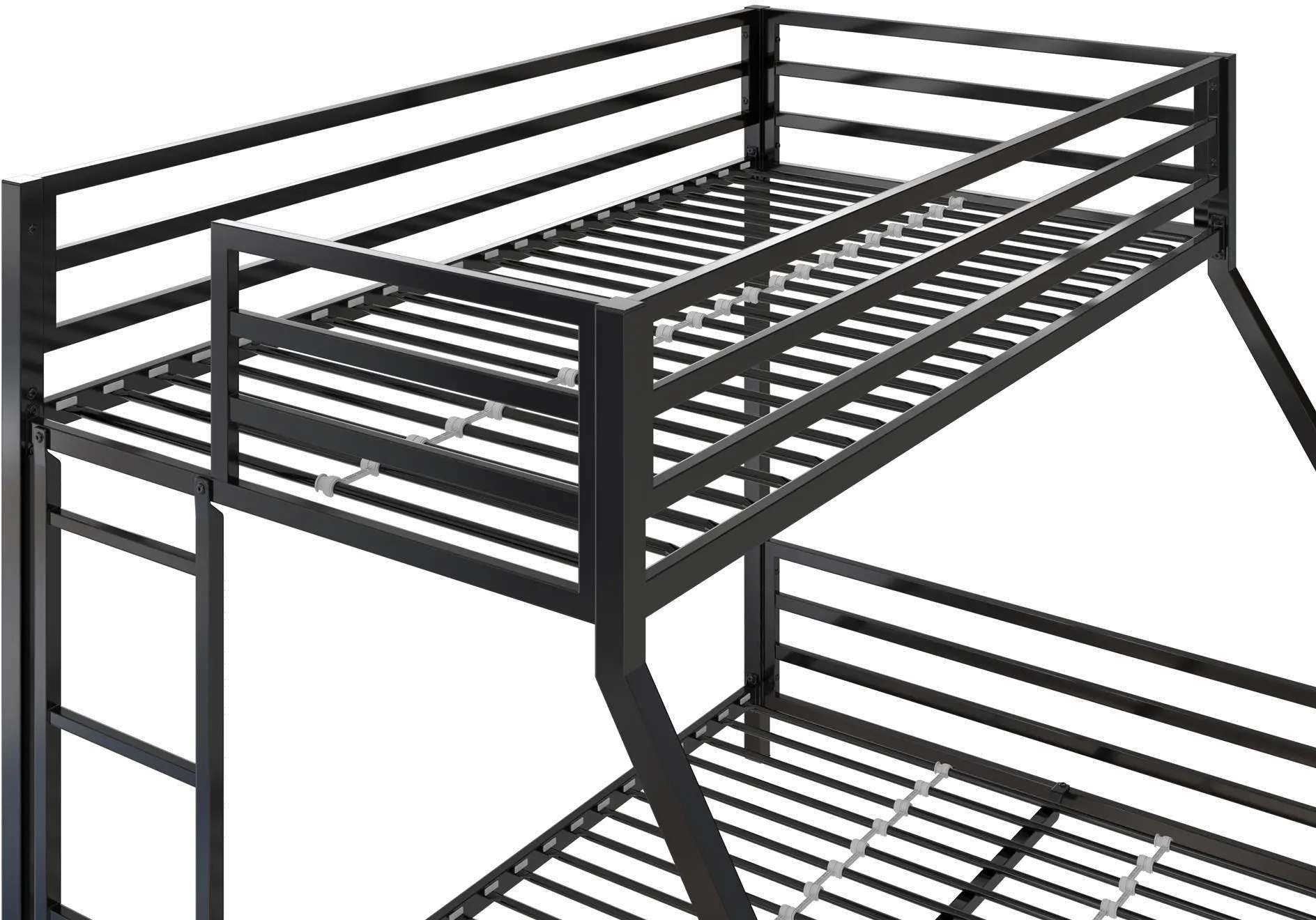 Coen Black Metal Twin over Full Bunk Bed-5