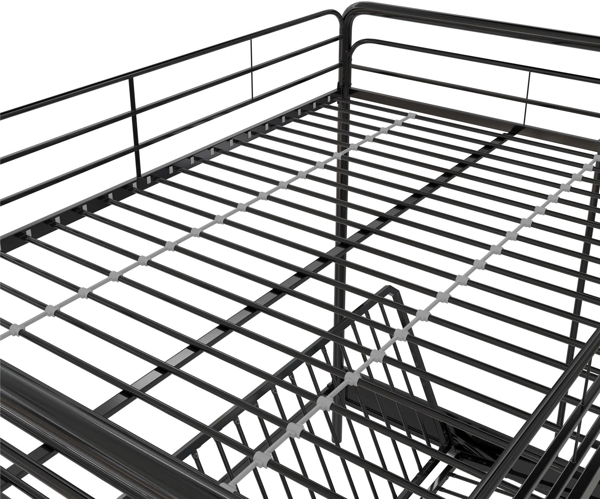 Sammie Black Full over Futon Metal Bunk Bed-6