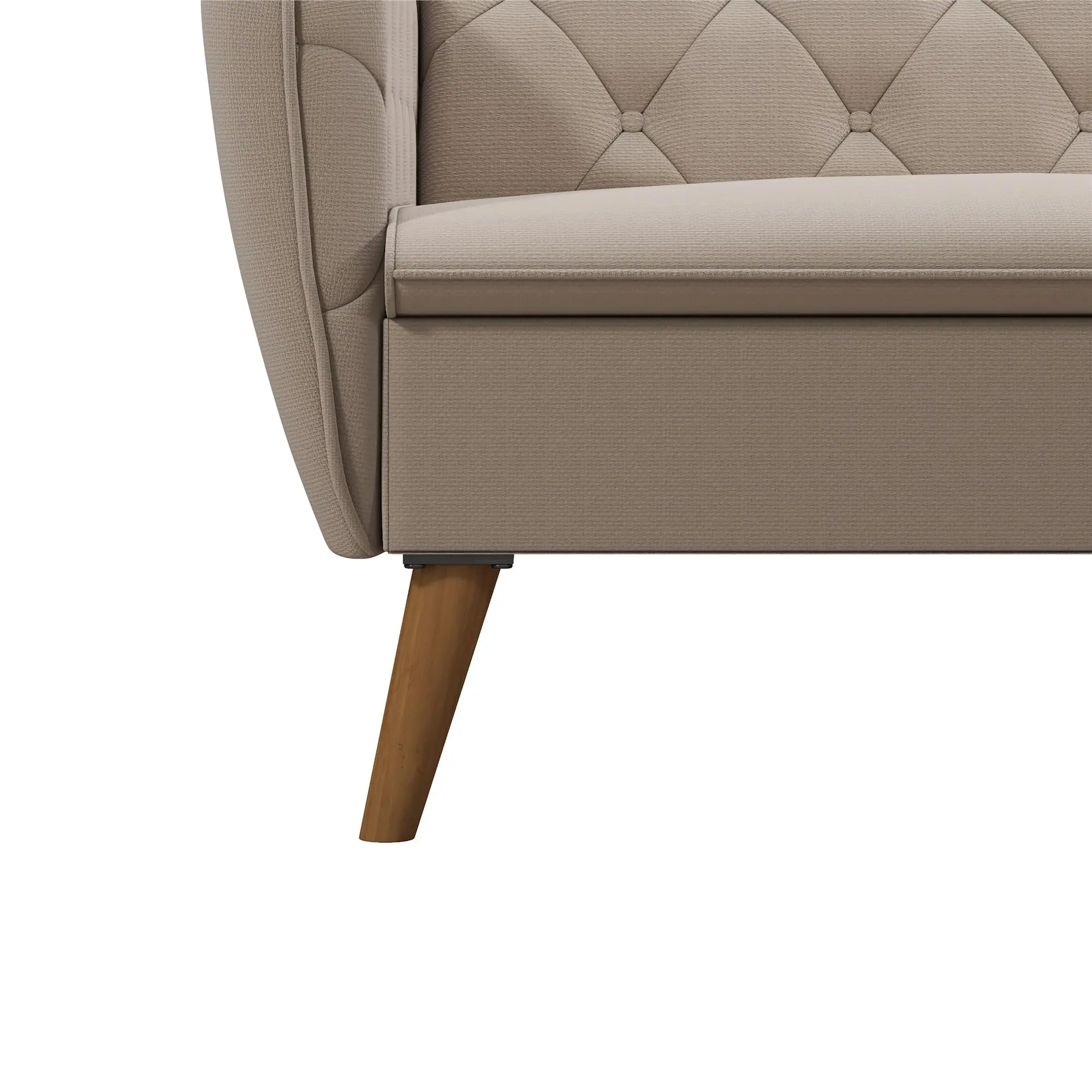 Tallulah Tan Memory Foam Futon-10