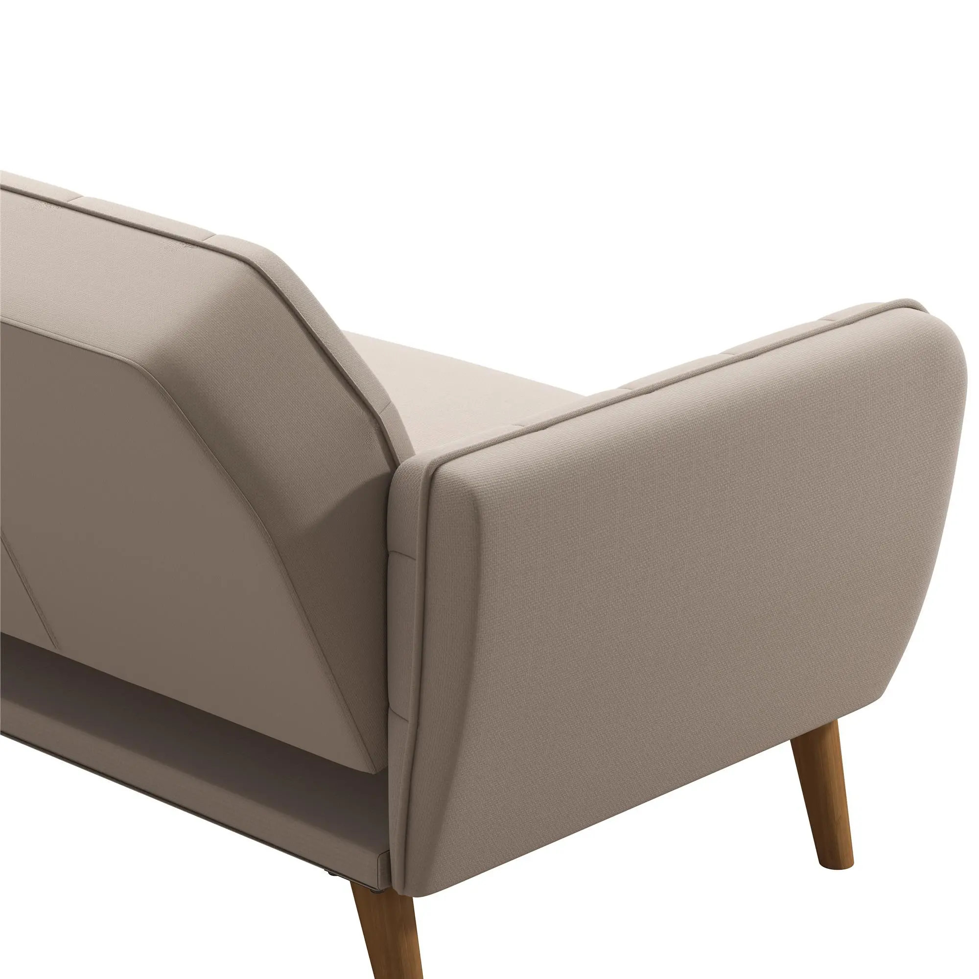 Tallulah Tan Memory Foam Futon-11