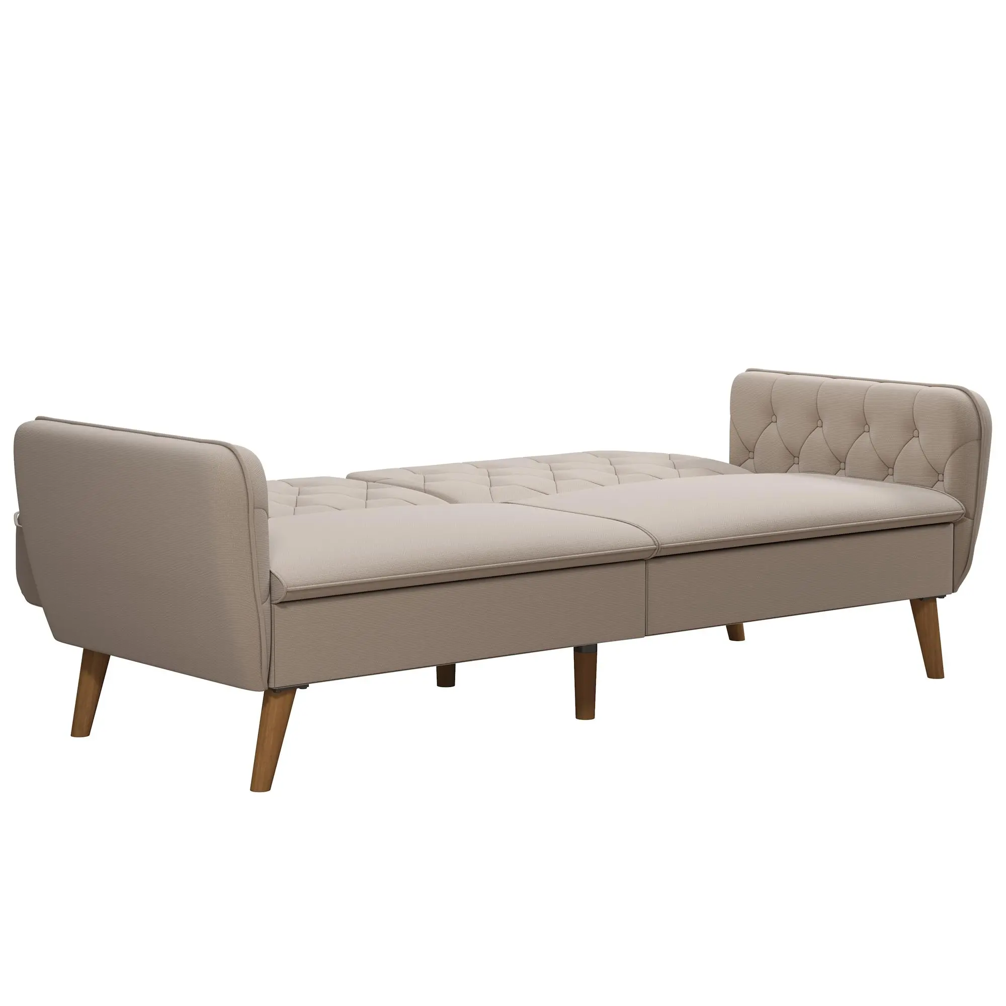 Tallulah Tan Memory Foam Futon-6