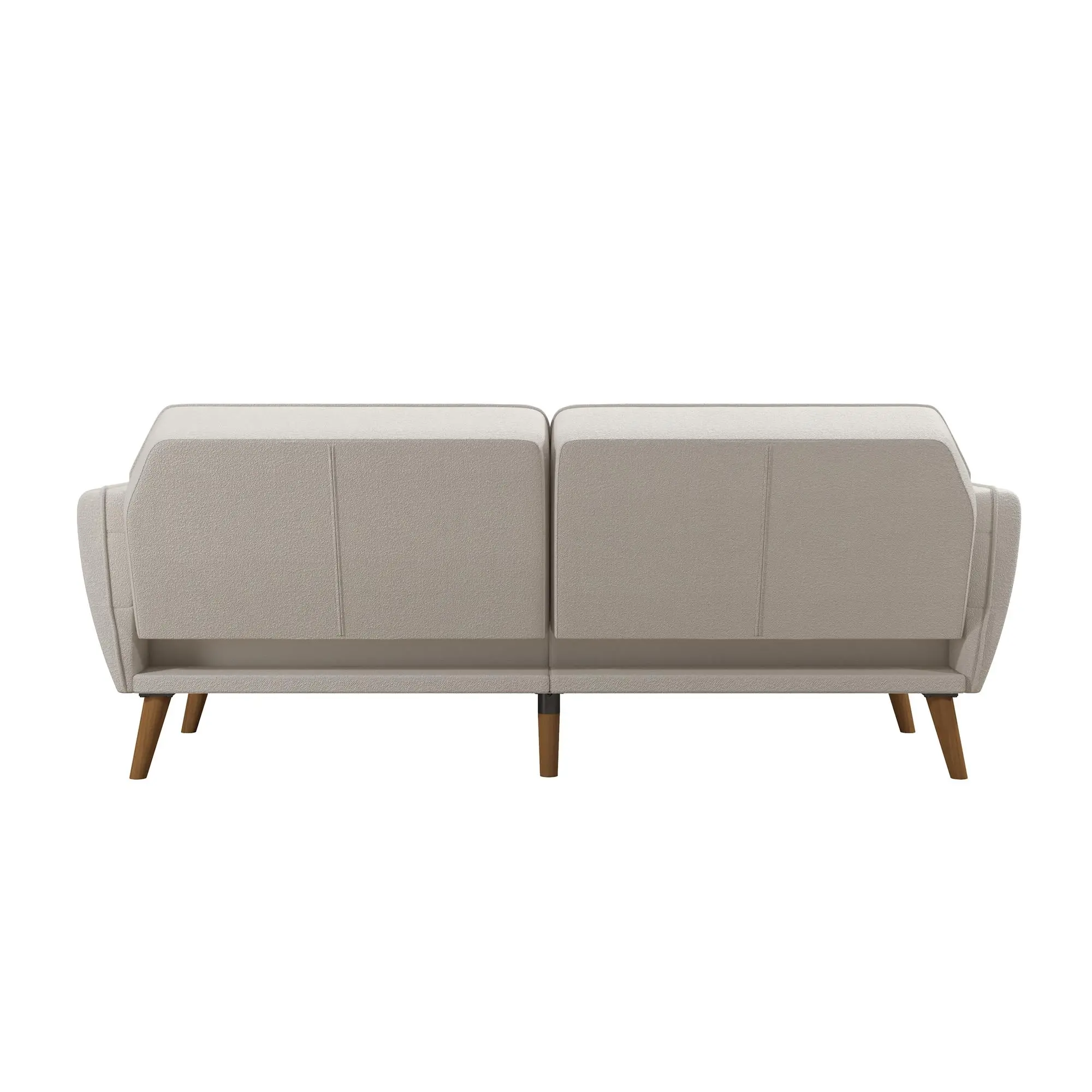 Tallulah Ivory Boucle Memory Foam Futon-8